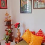 Mandala Brocade Silk Cushion Covers Combo (Red & Yellow) photo review