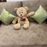 MUGHAL BANARASI Brocade  Cushion Covers (Sage Green & Golden) photo review