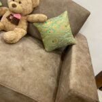 MUGHAL BANARASI Brocade  Cushion Covers (Sage Green & Golden) photo review