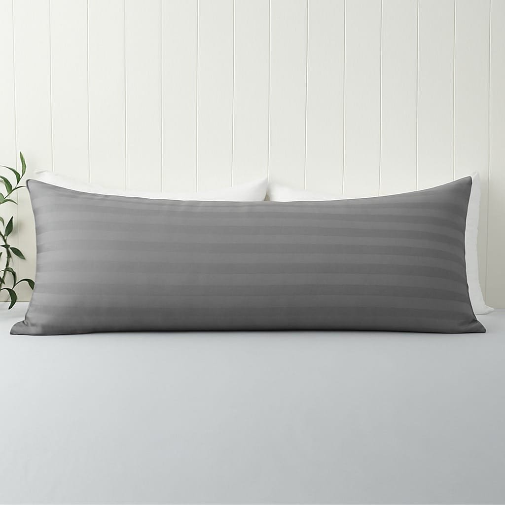 Grey Extra Premium Quality Long Body Rectangular Cotton Pillow Cover